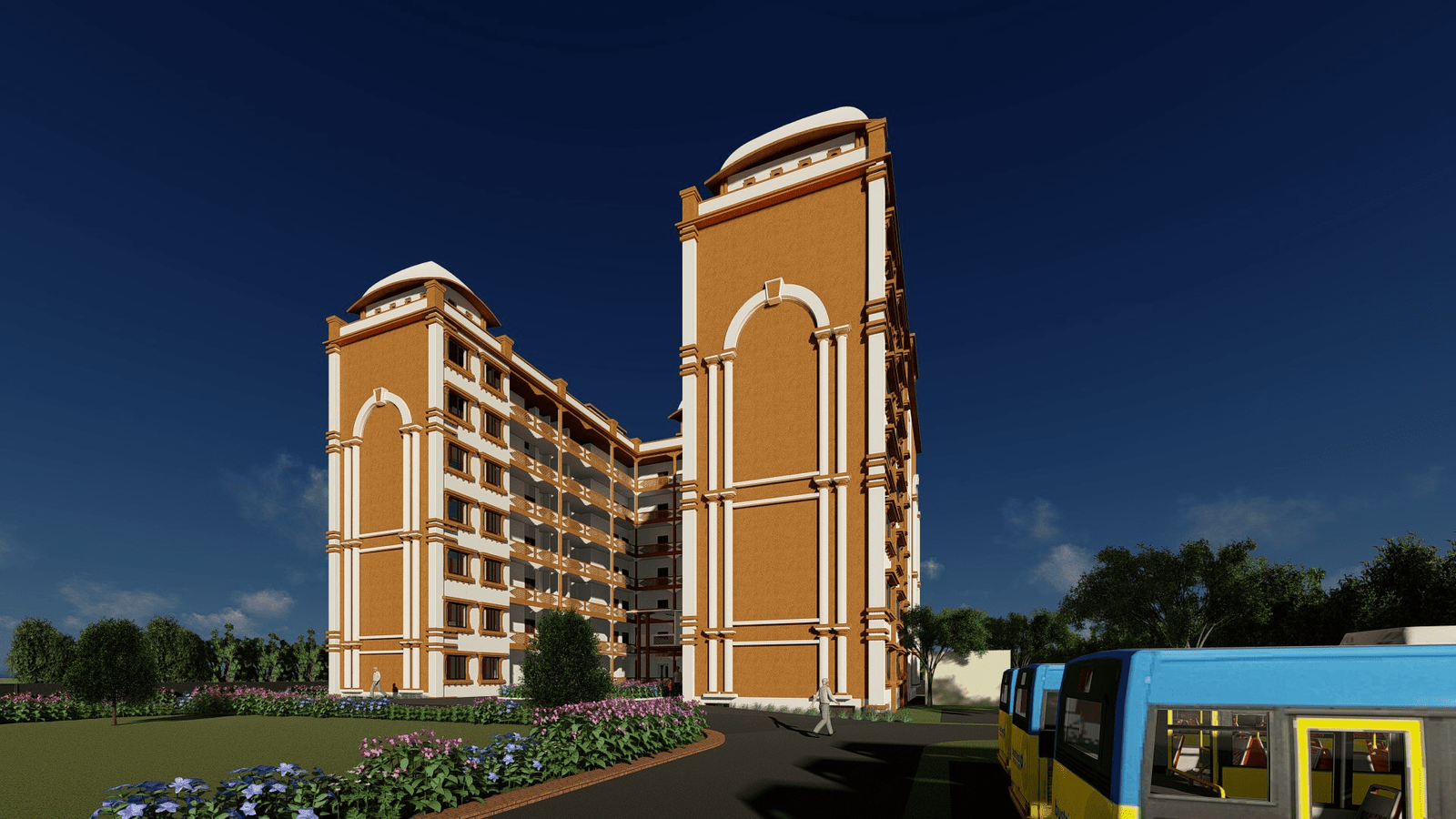 School Building concept