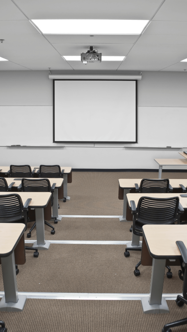 Digital board in a classroom