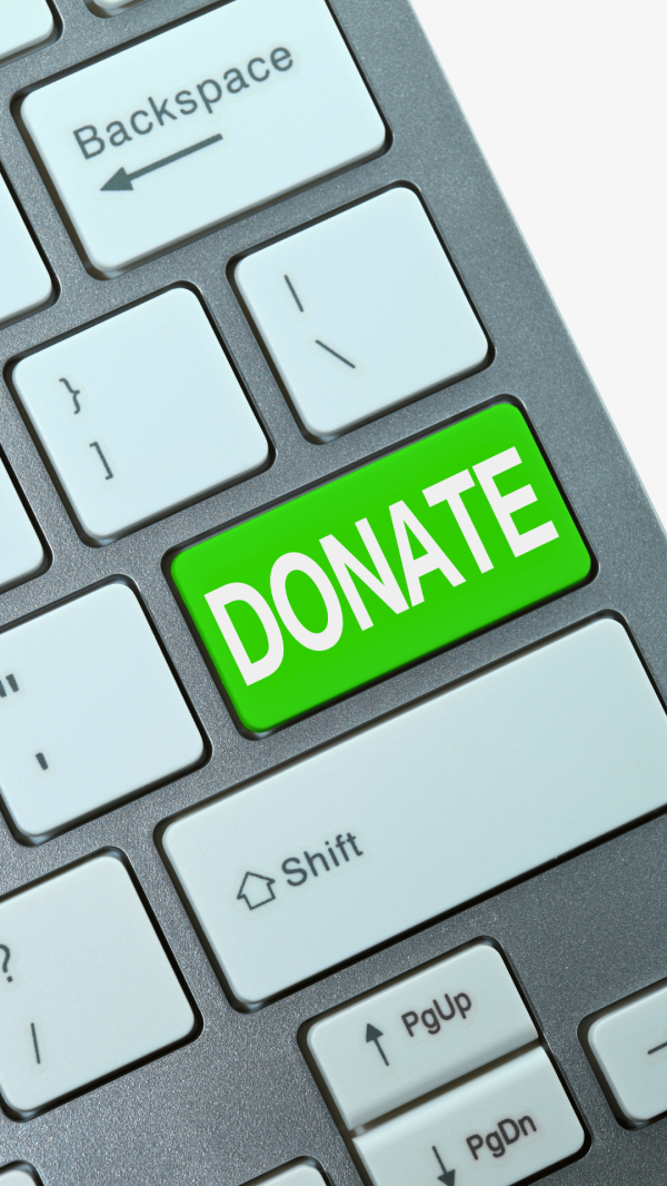 Donate button on keyboard
